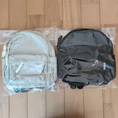 リュック2個セット アイボリー ブラック