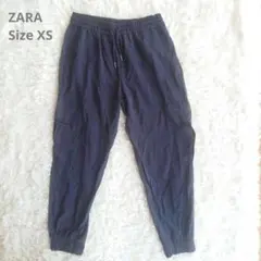 ZARA カーゴジョガーパンツ 紺 XS