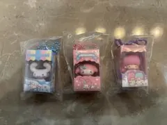 シナモロール・マイメロディ・リトルツインスターズ ストラップ 3個セット