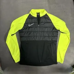 Nike Dri-FIT ハーフジップ ピステ M ブラック/ライム