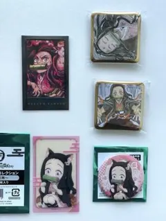 鬼滅の刃　ダイニング　チェキ　缶バッジ　ナンジャタウン　クリアカード　竈門禰豆子