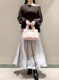 スナイデル snidel キッドモヘヤニットセットワンピース