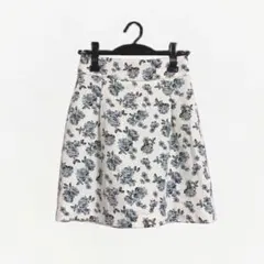 新品 マジェスティックレゴン ○花柄コクーンスカパン スカート パンツ フラワー