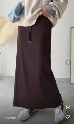 classical Elf リブスカート ブラウン