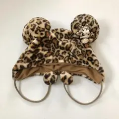 ディズニー ミニー ヒョウ柄 豹柄 ブラウン ファンキャップ 帽子