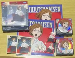 呪術廻戦　セガラッキーくじ　釘崎　アクスタ　缶バ　ステッカー