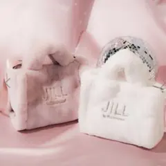ミシェルマカロン ファー バニティバッグ 白 ショルダーバッグ スナ系 
