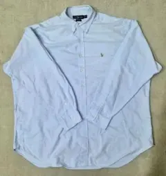 ラルフローレンRalph Lauren BLAKE 水色　長袖シャツXXL90s