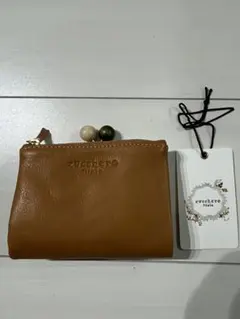 zucchero 二つ折り財布 ブラウンレザー