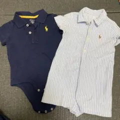 【美品】Ralph Lauren ロンパース 9M 2枚セット