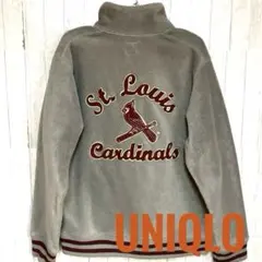 UNIQLO オールドユニクロ　ハーフジップフリース　MLB カージナルス