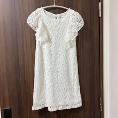 【新品】H&M エイチアンドエム 総レース ワンピース 135 140 白