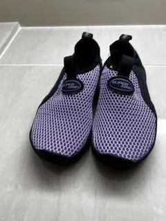 Super gripマリンシューズ パープル 19cm