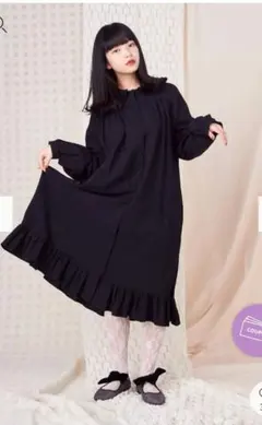 merry jenny フリルギャザーワンピース