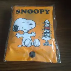 新品スヌーピー エコバッグ オレンジ