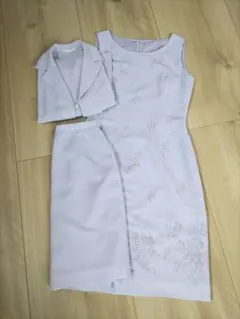 ワンピース、ジャケット、スカート3点セット