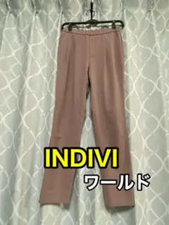 INDIVI カジュアルパンツ ピンク　サイズ38のサムネイル