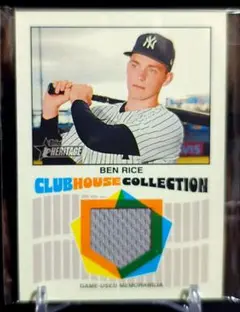 Ben Rice メモラビリアカード 2025 Topps - メルカリ