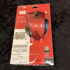 DigiQ ワイヤレスマウス Mサイズ レッドのサムネイル