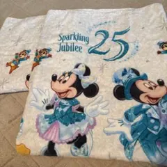 ディズニーシー】25周年スパークリーグジュビリー バスタオル(2枚