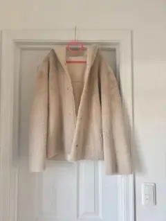 美品　アルアバイル　フード付き リバーシブル　ファーコート