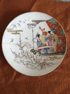 ⭐江戸時代 鍋島藩 御窯絵師 今泉今右衛門の優品 染付色絵磁器 美人図