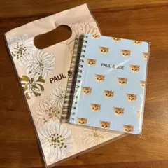 PAUL & JOE オリジナルノートブック(ヌネットブルー) ショップ袋つきのサムネイル