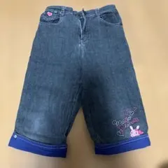 メゾピアノ　デニムパンツ　刺繍　130〜140