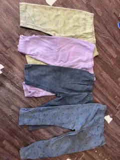 ユニクロ　90 7部丈　10部丈　4枚セット