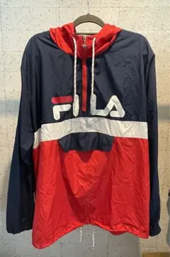 FILA フード付き ナイロンジャケット 4L