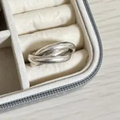 ヴィンテージ　3連　リング　シルバー925