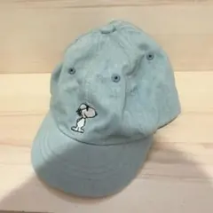 スヌーピー刺繍キャップ ライトブルー petit main 52cmのサムネイル