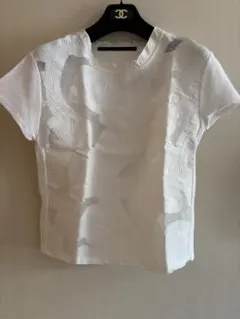 シアー透かし柄トップスⓂ️