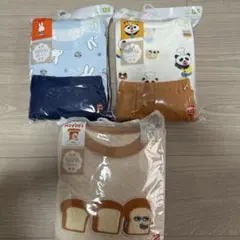 新品　ユニクロ　パジャマ　120 ３点セット