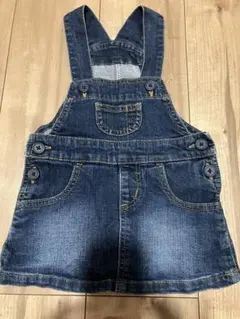 無印良品デニム ジャンバースカート80㎝のサムネイル
