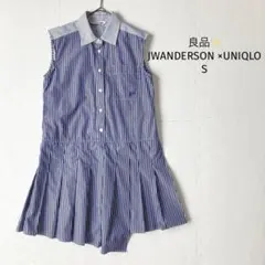 JWANDERSON ×UNIQLO ワンピース【S】ノースリーブ ストライプ