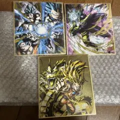 ドラゴンボール　色紙ART RAGING 2 孫悟空　超サイヤ人 ベジット　セル