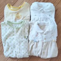 ツーウェイ・ドレスオール 50〜60cm　４枚セット