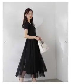 2Ｗayチュールドッキングワンピース