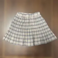 チェック柄プリーツスカート 160cm