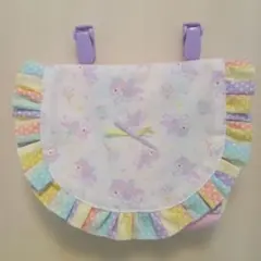ユニコーン柄➁♡シャカシャカ移動ポケット クリップ付き♡ゆめかわ