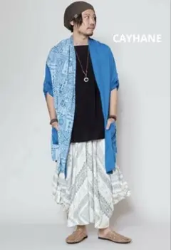 チャイハネ パッカブル MEN'Sロングカーディガン（キョウカパメンズカーデ）Fのサムネイル