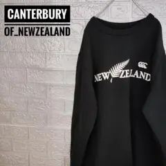 カンタベリーオブニュージーランド古着スウェットトレーナー黒3L