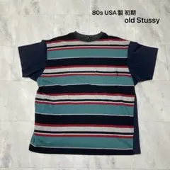 80s USA製 初期 old Stussy スペシャル Tシャツ 半袖 黒タグ