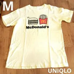 M　マクドナルド　黄色　Tシャツ　UT　ユニクロ　黄色　ハンバーガー