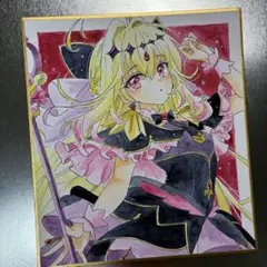 紋*様 名探偵プリキュア キュアアルカナシャドウ 手描きイラスト