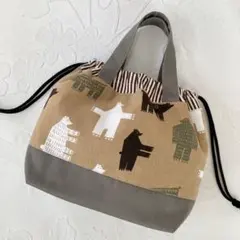 【SALE】保温保冷　お弁当袋　お弁当バッグ　持ち手付き　ハンドメイド