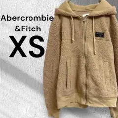アバクロンビーアンドフィッチ ボアジャケット フリース アウター フード付 XS