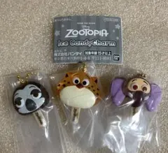 ズートピア アイスキャンディチャーム フラッシュ、クロウハウザー、フィニック