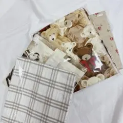 【200】ハンドメイド用 生地 まとめ売り 4種セット